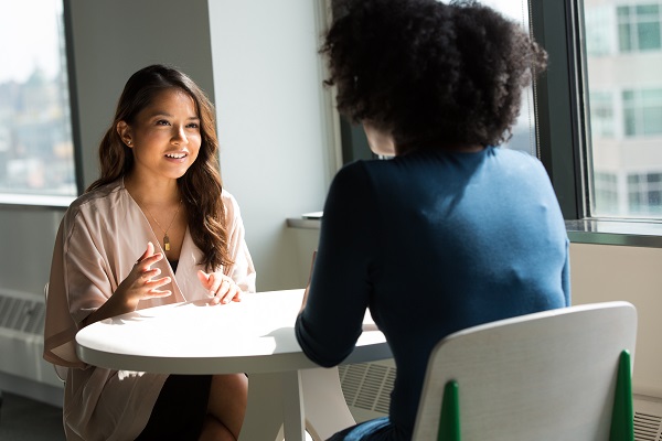 asian woman in an interview